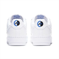 Nike AF1 Women Air Force One Four-hook White Blue Low-top Shoes CT1990-100