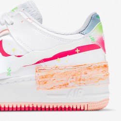 Nike Air Force 1 Macaron White Cloud Rainbow Color Change Women AF1 Low-top Shoes DV1364-111