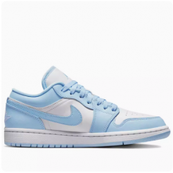 Air Jordan 1 Retro AJ1 Low White University Blue Casual Basketball Shoes DC0774-141