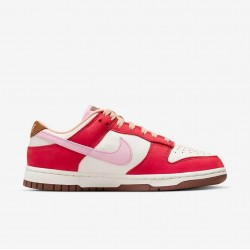 Nike Dunk Low Men's and Women's Retro Casual Sports Shoes Beige Pink FB7910-600