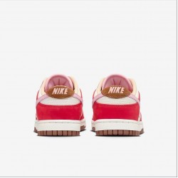 Nike Dunk Low Men's and Women's Retro Casual Sports Shoes Beige Pink FB7910-600