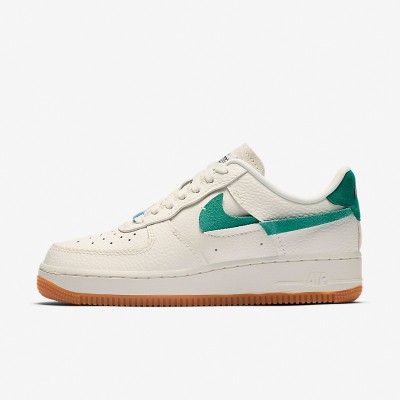 Nike Air Force No. 1 women's shoes air force 1 blue and green mandarin duck broken hook deconstruction af1 board shoes BV0740-100