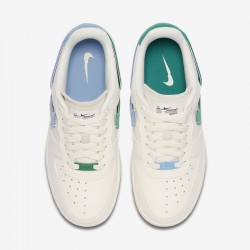 Nike Air Force No. 1 women's shoes air force 1 blue and green mandarin duck broken hook deconstruction af1 board shoes BV0740-100