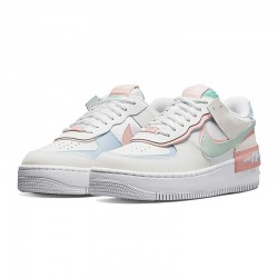 Nike Women's Air Force 1 AF1 Macaron White Pink Casual Shoes CI0919-117