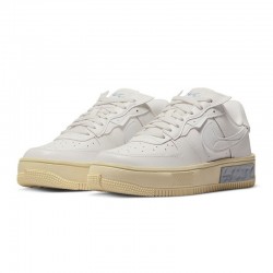 Nike AIR FORCE 1 light gray deconstructed women's light casual shoes DH1290-002