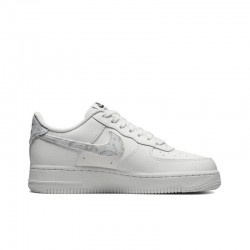 Nike Air Force 1 AF1 gray and white cashew flower women's board shoes DJ9942-100