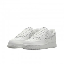 Nike Air Force 1 AF1 gray and white cashew flower women's board shoes DJ9942-100