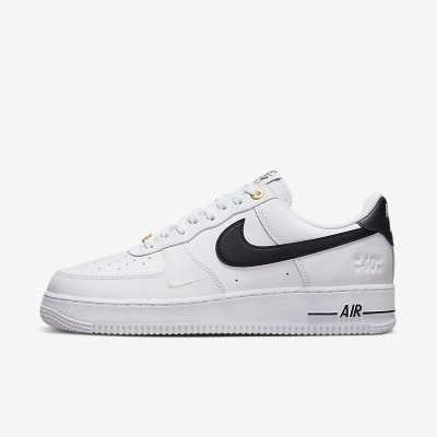 Nike Air Force No. 1 men's shoes air force 1 black and white 40th anniversary low-top AF1 sneakers DQ7658-100