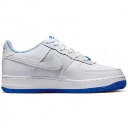 Nike Air Force 1 AF1 White and Blue Women Low Top Casual Shoes FB1844-111