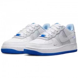 Nike Air Force 1 AF1 White and Blue Women Low Top Casual Shoes FB1844-111