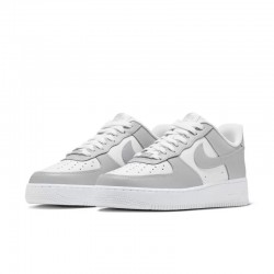 Nike Air Force 1 AF1 Men's Women's Gray White Sneakers FD9763-101